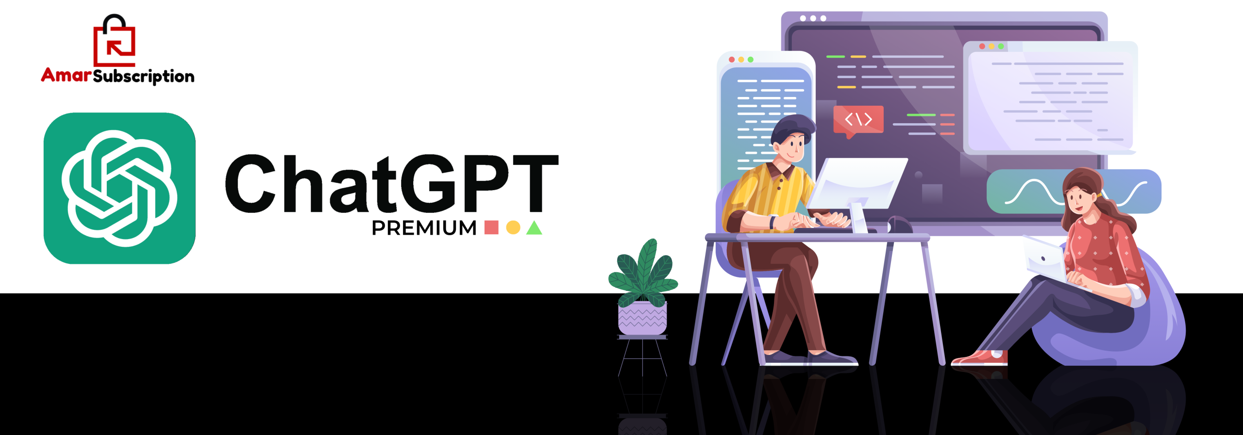 Purple Job Hiring Programmer Developer Banner Template (1)